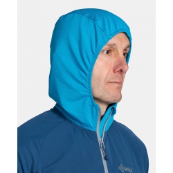 Kilpi Memphis-M modra TM0201KIBLU panska funkcni sportovni mikina s kapuci  2