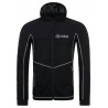 Kilpi Memphis-M cerna RM0301KIBLK panska funkcni sportovni mikina s kapuci