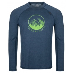 Kilpi Mavora Top-M tmave modra SM0505KIDBL panske triko dlouhy rukav 100% Merino vlna