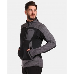 Kilpi Freni-M tmave seda UM0202KIDGY panska funkcni stretchova mikina s kapuci 1