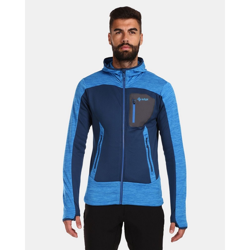 Kilpi Freni-M tmave modra UM0202KIDBL panska funkcni stretchova mikina s kapuci 