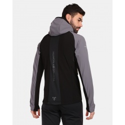 Kilpi Baleo-M tmave seda UM0120KIDGY panska lehka sbalitelni softshellova bunda s kapuci1