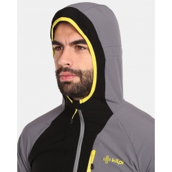 Kilpi Baleo-M tmave seda UM0120KIDGY panska lehka sbalitelni softshellova bunda s kapuci2