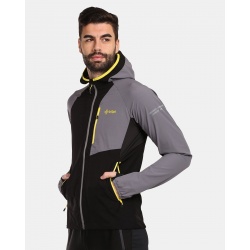 Kilpi Baleo-M tmave seda UM0120KIDGY panska lehka sbalitelni softshellova bunda s kapuci4