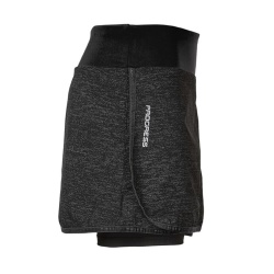 Progres Alerta cerna damska sportovni sukne 2 v 1 na beh, in-line, fitnes 1