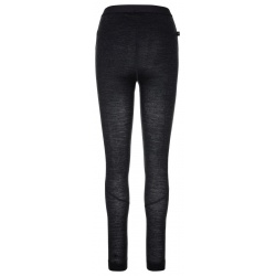 Kilpi Mavora Bottom-W cerna SL0503KIBLK damske spodky dlouha nohavice 100% Merino vlna 1