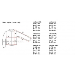 _Direct Alpine Comet Lady orchid damska nepromokava bunda Gelanots zmereno