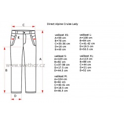_Direct Alpine Cruise Lady 3.0 palisander anthracite damske turisticke kalhoty zmereno