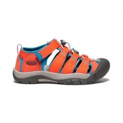Keen Newport H2 Youth safety orange fjord blue detske outdoorove sandaly i do vody