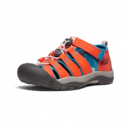 Keen Newport H2 Youth safety orange fjord blue detske outdoorove sandaly i do vody 2