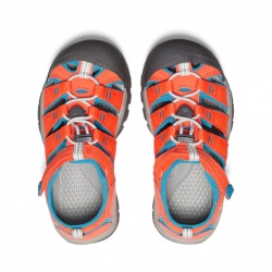 Keen Newport H2 Youth safety orange fjord blue detske outdoorove sandaly i do vody 3
