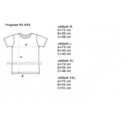 _Progres Micro Sense MS NKR petrol sv.modra panske triko kratky rukav zmereno