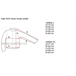 _High Point Versa Hoody Jacket Skydiver Yellow panska lehka softshellova bunda zmereno