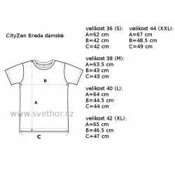 _Cityzen Breda dark khaki damske tricko 95 procent bavlna zmereno