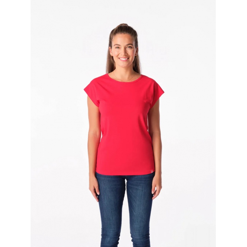 CityZen Alta cervena damske tricko kratky rukav 95 procent bavlna
