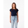 CityZen Alta navy damske tricko kratky rukav 95 procent bavlna 1