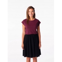 CityZen Alta bordo damske tricko kratky rukav 95 procent bavlna 1