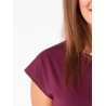 CityZen Alta bordo damske tricko kratky rukav 95 procent bavlna 2
