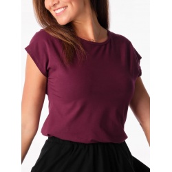 CityZen Alta bordo damske tricko kratky rukav 95 procent bavlna 3