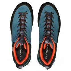 Garmont Dragontail WP M coral blue fiesta panske nepromokave nizke nastupove kozene boty 5