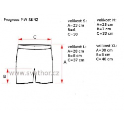 _Progres MW SKNZ sedy melir damske sportovni boxerky 100% merino vlna zmereno