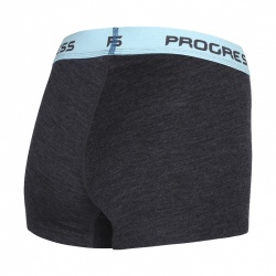Progres MW SKNZ sedy melir damske sportovni boxerky 100% merino vlna1