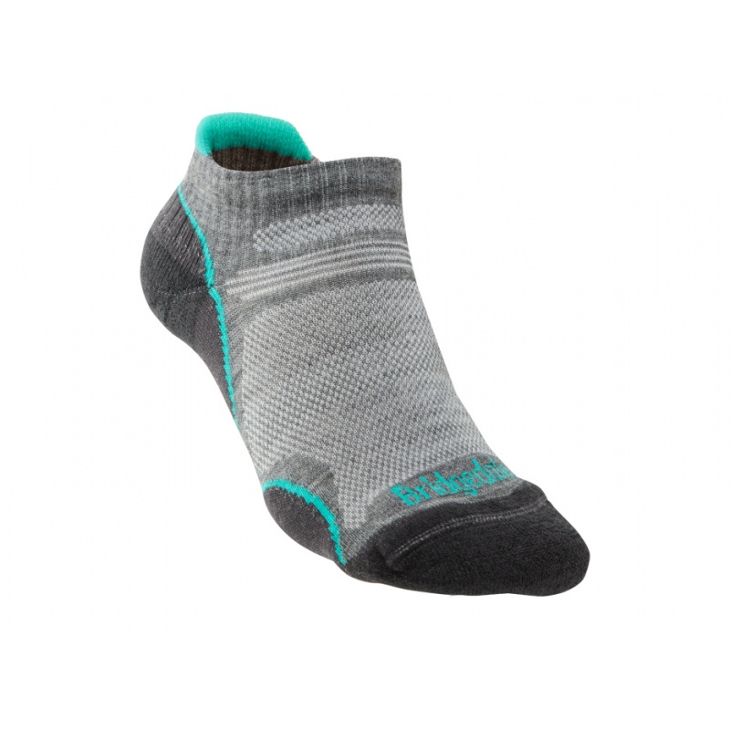 Bridgedale Hike Ultra Light T2 Merino Performance Low mid grey surf nizke trekove ponozky