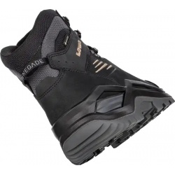 Lowa Renegade EVO GTX Mid black dune panske vysi nepromokave kozene trekove boty 3