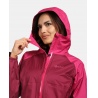 Kilpi Hurricane W tmave cervena VL0103KIDRD damska lehka nepromokava bunda 2