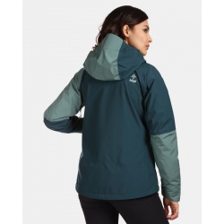 Kilpi Mamba W tmave zelena VL0101KIDGN damska lehka nepromokava bunda 1