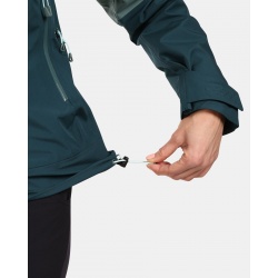 Kilpi Mamba W tmave zelena VL0101KIDGN damska lehka nepromokava bunda 4