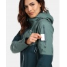 Kilpi Mamba W tmave zelena VL0101KIDGN damska lehka nepromokava bunda 5