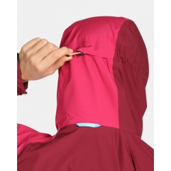 Kilpi Mamba W tmave cervena VL0101KIDRD damska lehka nepromokava bunda 7
