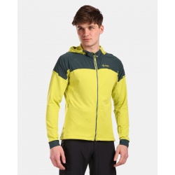 Kilpi Memphis M svetle zelena VM0201KILGN panska funkcni sportovni mikina s kapuci