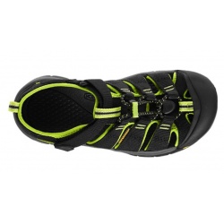 Keen Newport H2 Jr black lime green detske outdoorove sandaly i do vody 3