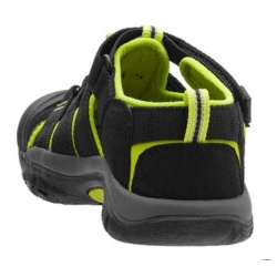 Keen Newport H2 Jr black lime green detske outdoorove sandaly i do vody 5