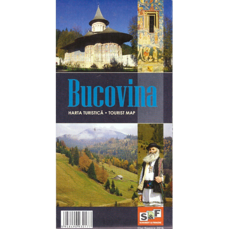 Schubert a Franzke Bucovina 160 000 turisticka mapa