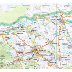 Schubert a Franzke Bucovina 160 000 turisticka mapa detail