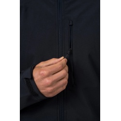 Hannah Baldwin anthracite panska vodeodolna softshellova bunda mirne zateplena 6