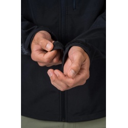 Hannah Baldwin anthracite panska vodeodolna softshellova bunda mirne zateplena 7