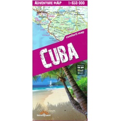 TerraQuest Kuba Cuba 650 000 trekking map