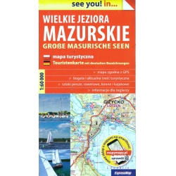 TerraQuest Velka Mazurska jezera Wielkie Jeziora Mazurskie 60 000 ExpresMap
