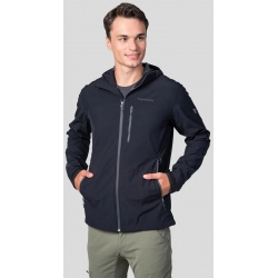 Hannah Shelton anthracite II panska vodeodolna softshellova bunda s kapuci zateplena 5