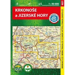 KCT 401 Krkonose a Jizerske hory 40 000 turisticka mapa pesi lyzarska cyklisticka