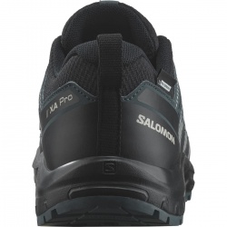 Salomon XA Pro V8 CSWP J 475680 black dark slate detske nizke nepromokave boty 2