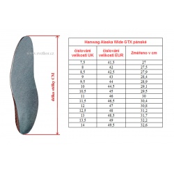 _Hanwag Alaska Wide GTX hneda panske nepromokave kozene trekove boty sirsi strih zmereno