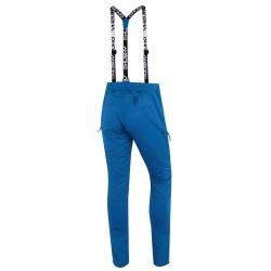 Husky Kixees M blue panske outdoorove zateplene softshell kalhoty na beh kolo bezky 1
