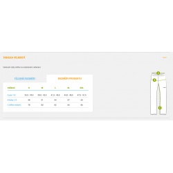 _Husky Kixees M blue panske outdoorove zateplene softshell kalhoty na beh bezky zmereno