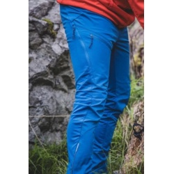 Husky Kixees M blue panske outdoorove zateplene softshell kalhoty na beh kolo bezky 4