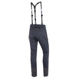 Husky Kixees M dk grey panske outdoorove zateplene softshell kalhoty na beh bezky 1
